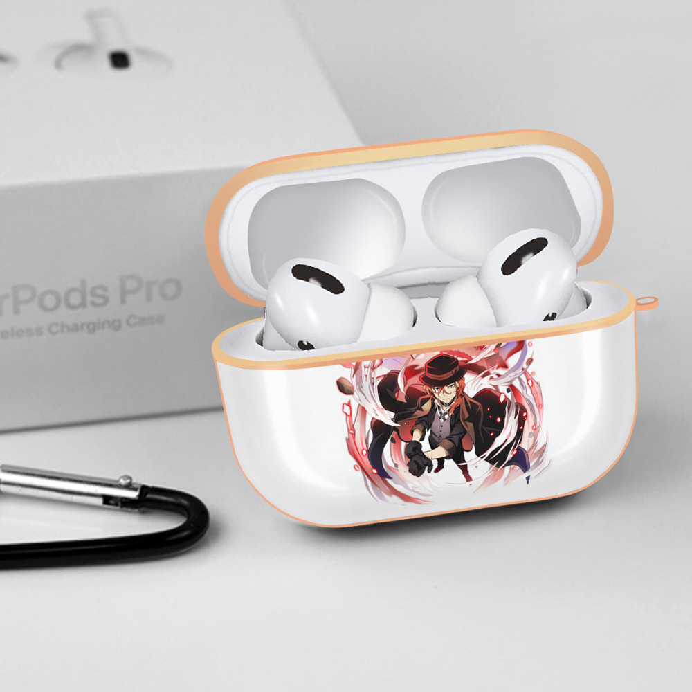 文豪ストレイドッグス Bungo Stray Dogs 【AirPods Pro用】ハードシェル保護ケース｜耐衝撃・防指紋・カラビナ付き商品仕様