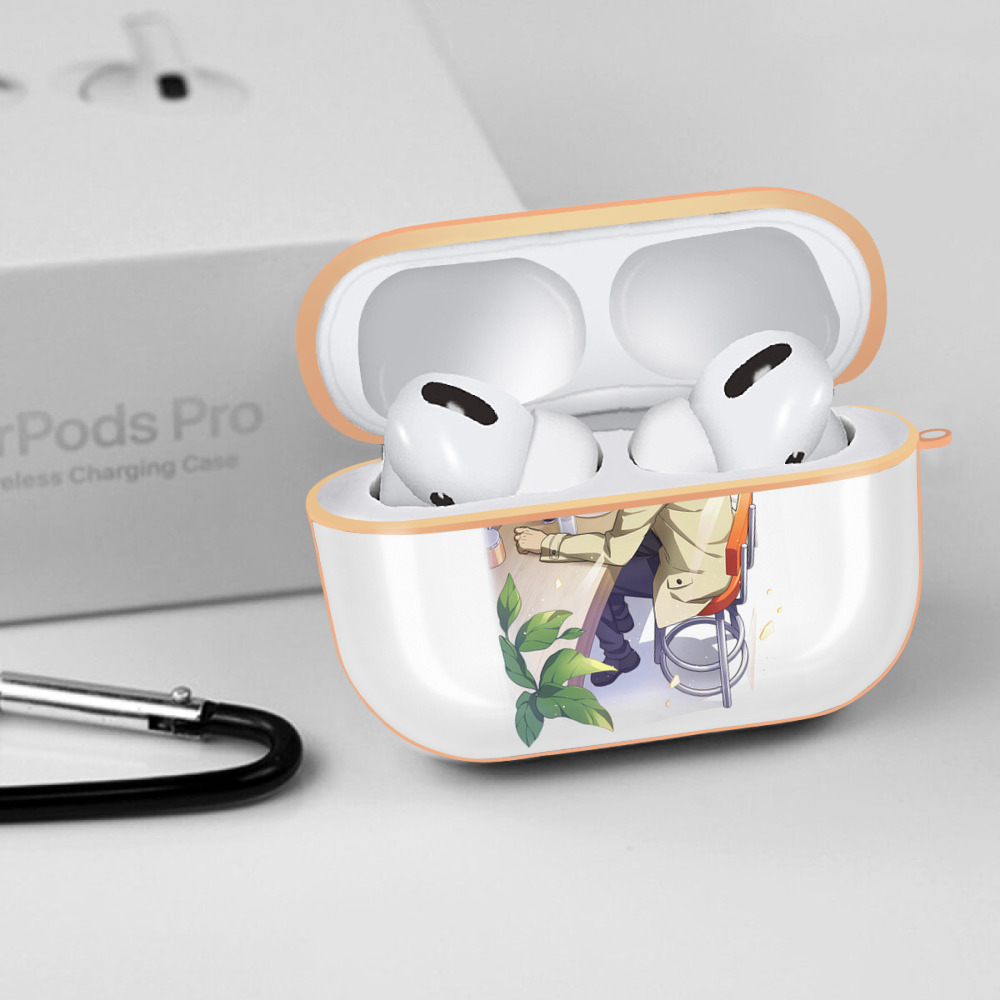 文豪ストレイドッグス Bungo Stray Dogs 【AirPods Pro用】ハードシェル保護ケース｜耐衝撃・防指紋・カラビナ付き商品仕様