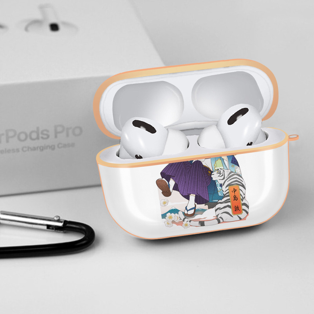 文豪ストレイドッグス Bungo Stray Dogs 【AirPods Pro用】ハードシェル保護ケース｜耐衝撃・防指紋・カラビナ付き商品仕様
