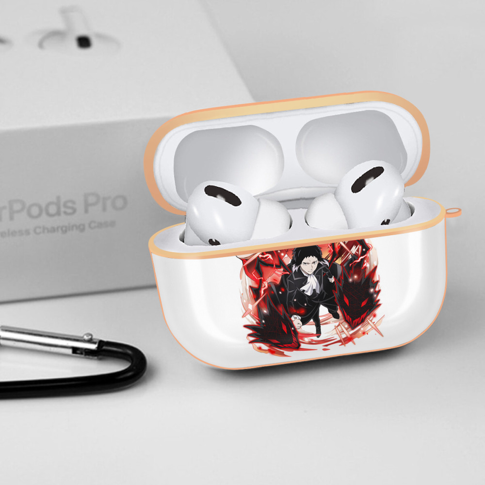 文豪ストレイドッグス Bungo Stray Dogs 【AirPods Pro用】ハードシェル保護ケース｜耐衝撃・防指紋・カラビナ付き商品仕様
