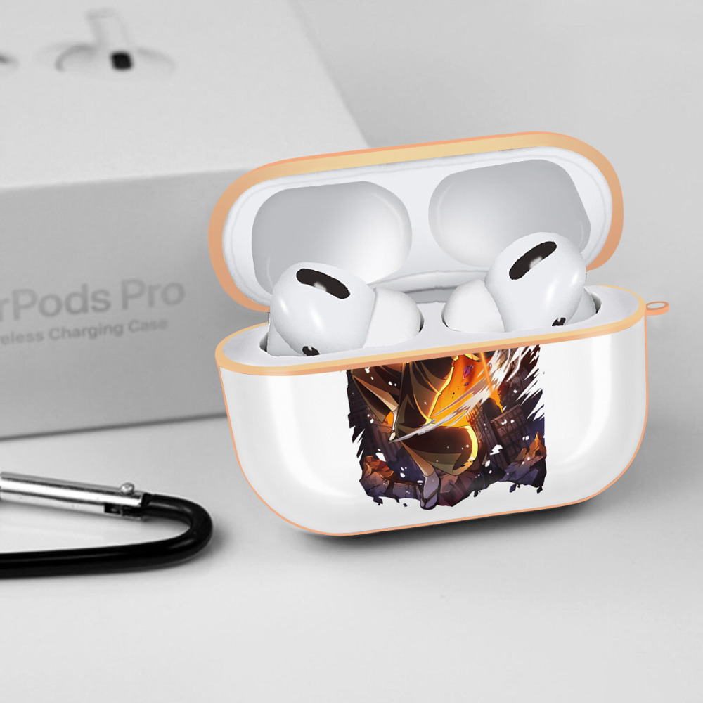 文豪ストレイドッグス Bungo Stray Dogs 【AirPods Pro用】ハードシェル保護ケース｜耐衝撃・防指紋・カラビナ付き商品仕様