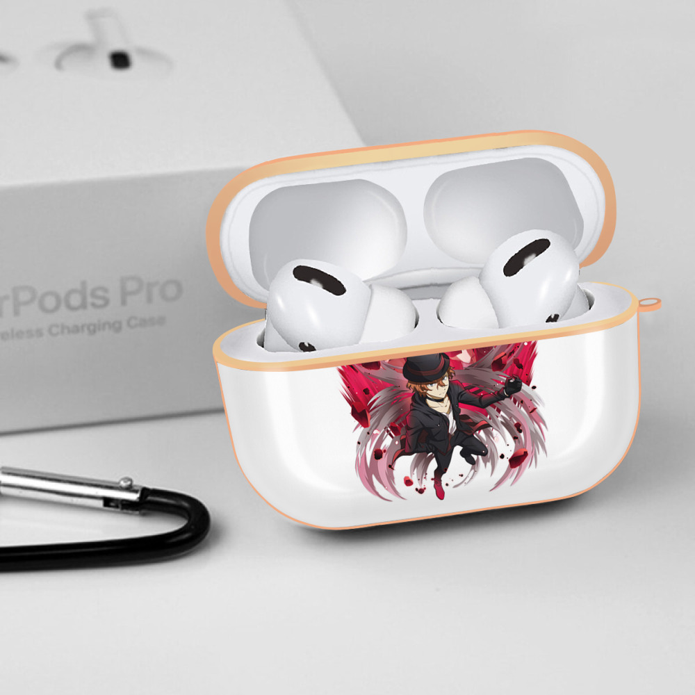 文豪ストレイドッグス Bungo Stray Dogs 【AirPods Pro用】ハードシェル保護ケース｜耐衝撃・防指紋・カラビナ付き商品仕様