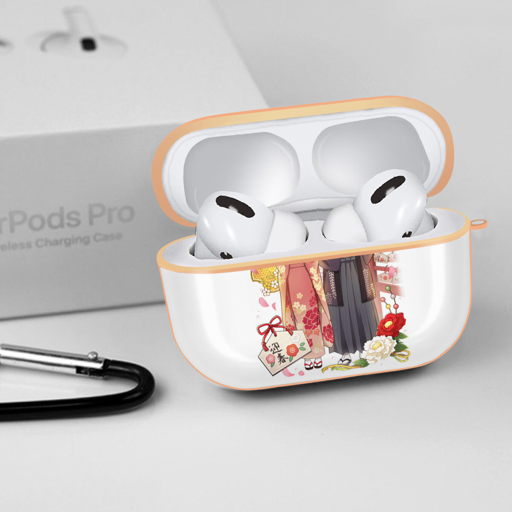 文豪ストレイドッグス Bungo Stray Dogs 【AirPods Pro用】ハードシェル保護ケース｜耐衝撃・防指紋・カラビナ付き商品仕様
